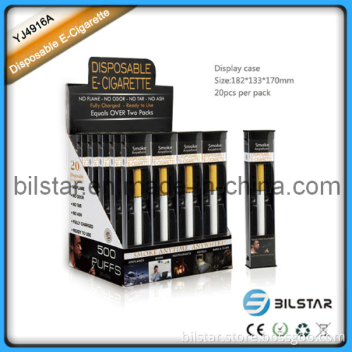 Disposable E-Cigar/Cigarette YJ4916A with 500 Puffs